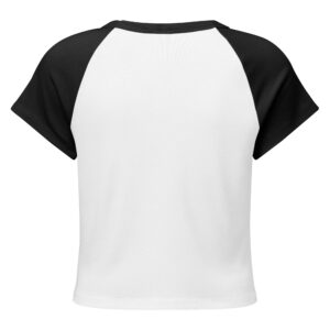 Women’s micro rib raglan baby tee